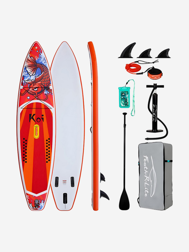 SUP-доска Feath-R-Lite Koi, FunWater (350x84x15см) SUPFR01E
