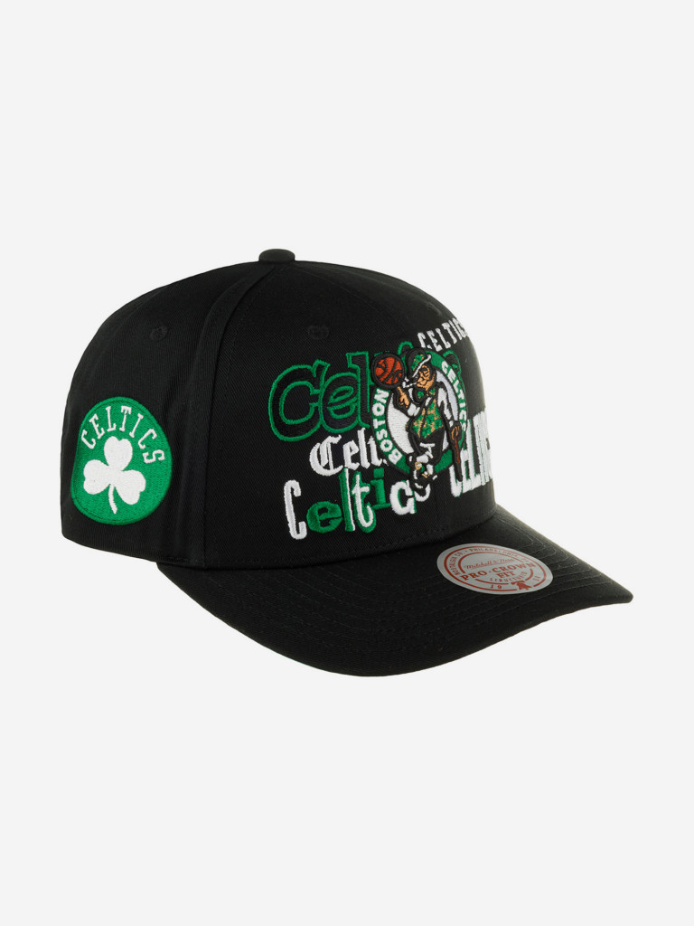 Бейсболка MITCHELL NESS HHSS6572-BCEYYPPPBLCK Boston Celtics NBA (черный)