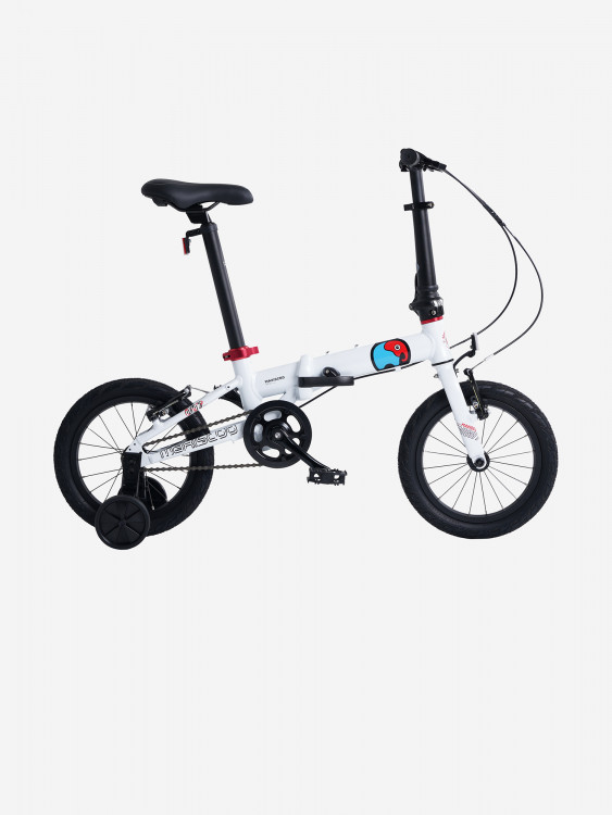 Велосипед Детский Складной Maxiscoo S007 PRO 14'' Белый (2024)