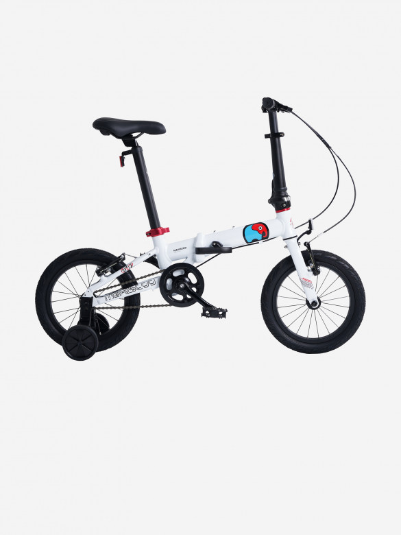 Велосипед Детский Складной Maxiscoo S007 PRO 14'' Белый (2024)