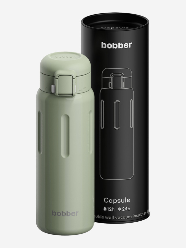 Термокружка ваккумная BOBBER Capsule 500 мл с закрытой питьевой системой фисташковый