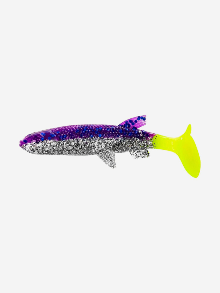 Мягкая приманка Helios Nelma, 3,15'' / 8 см, Silver Sparkles & Fio LT, 100 шт (HS-26-037-N)
