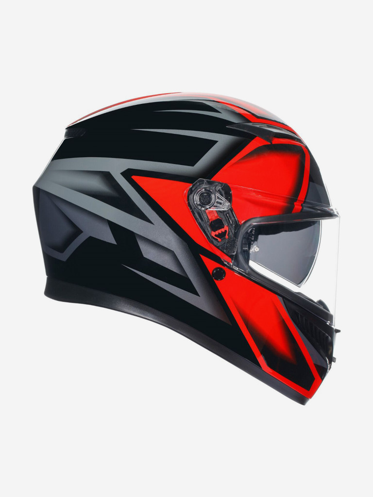 Мотошлем интеграл AGV K3 E2206 MPLK Compound Black/Red