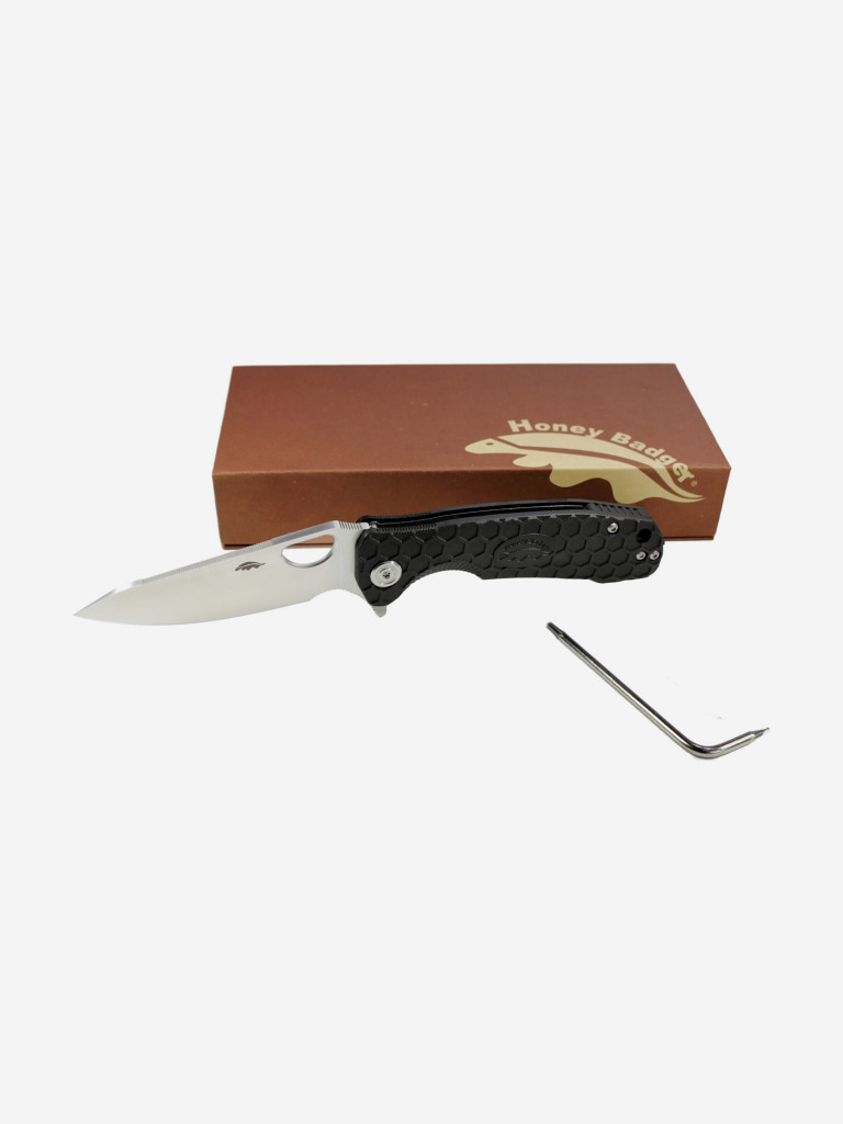 Нож Honey Badger Leaf M с чёрной рукоятью