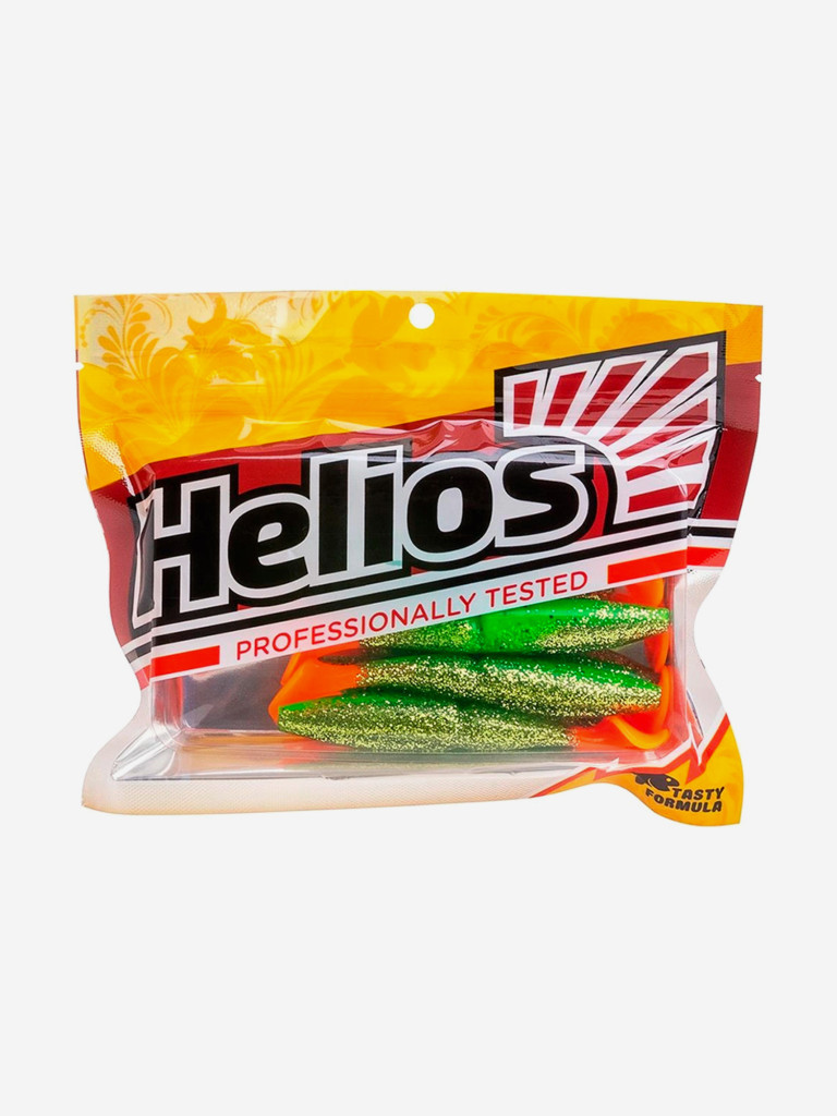 Мягкая приманка Helios Guru, 3,0" / 7,62 см, Green Peas OT, 9 штук (HS-29-054)