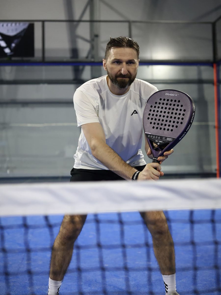 Ракетка для падел-тенниса AMA, форма - бриллиант, баланс - нейтральный