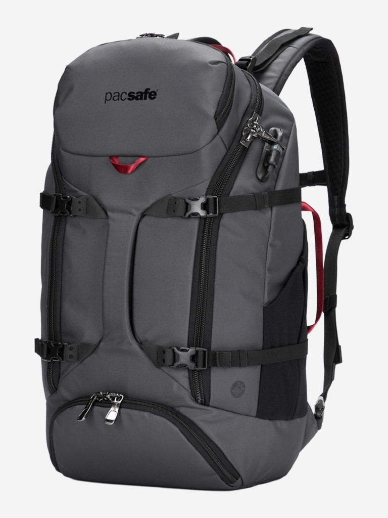 Рюкзак в ручную кладь антивор Pacsafe Venturesafe EXP35, серый, 35 л.
