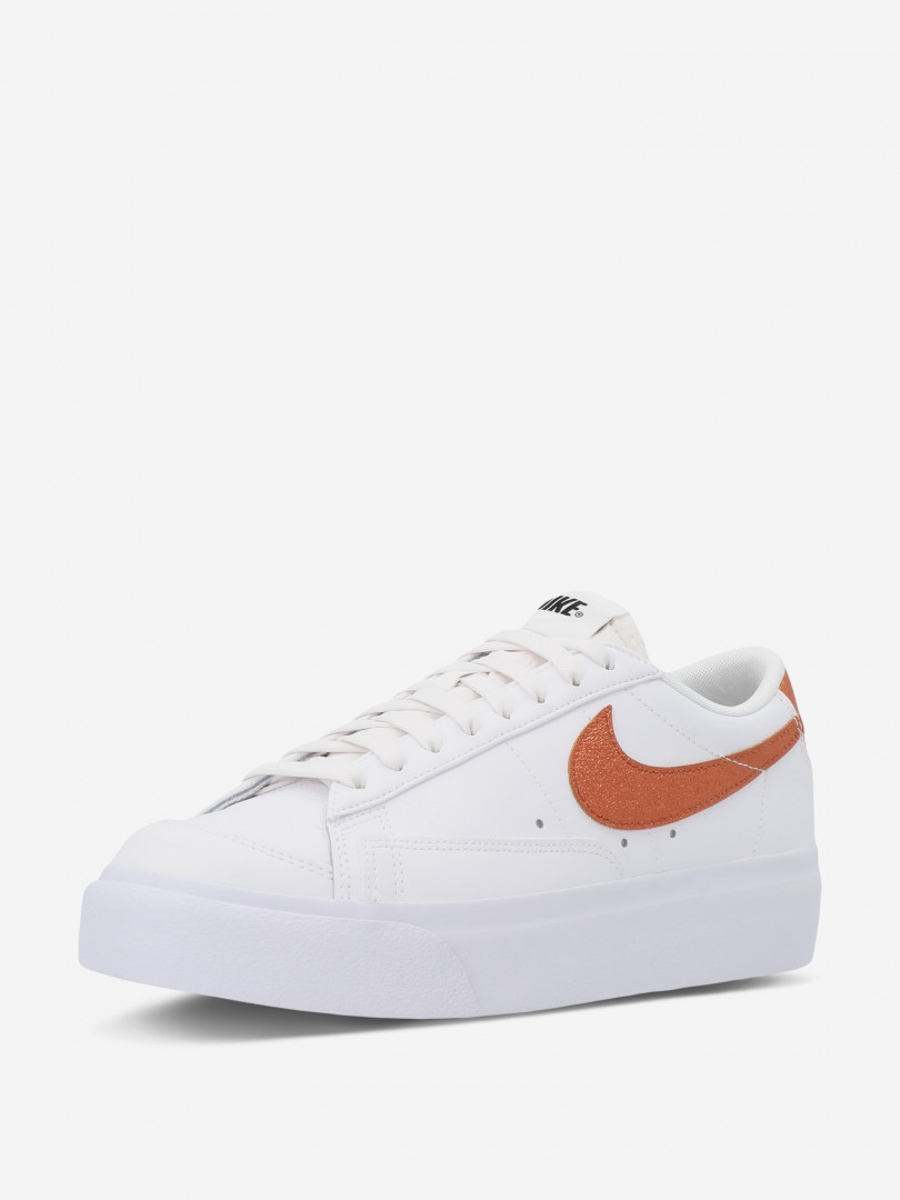 фото Кеды женские nike blazer low platform, белый