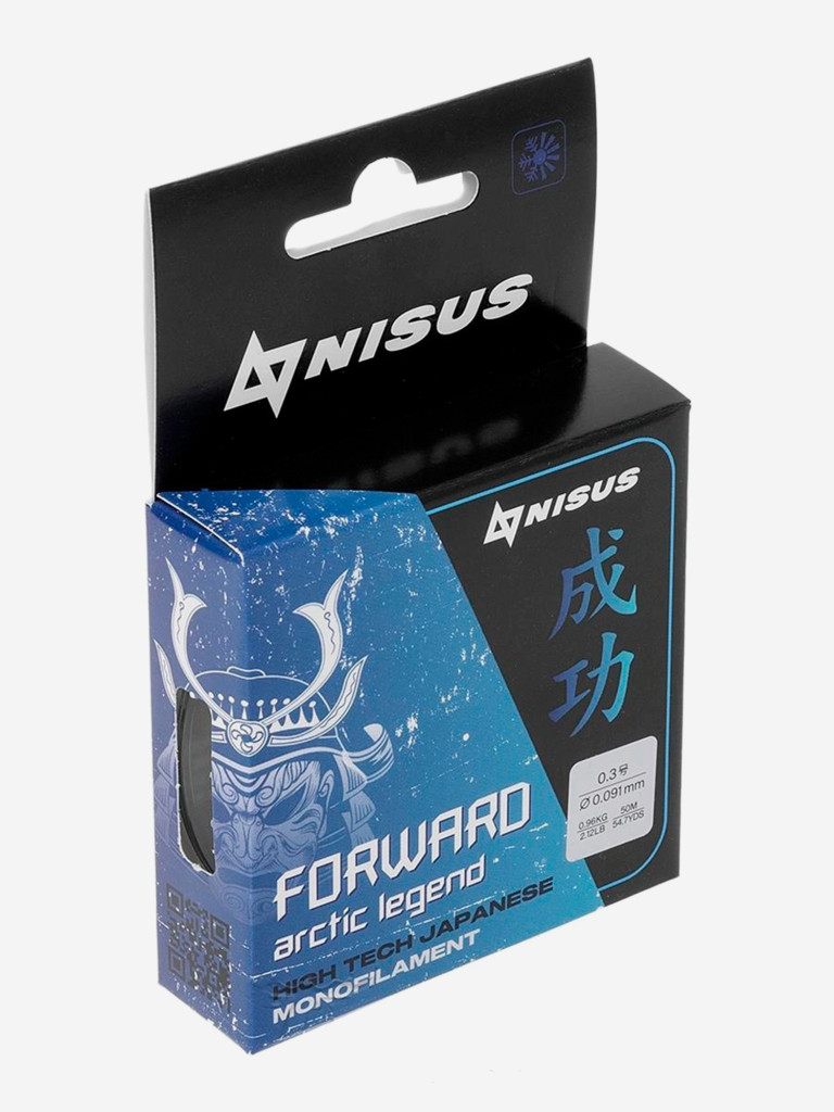 Леска для рыбалки Nisus FORWARD ARCTIC LEGEND Nylon 0,091мм, 50м, 0,96кг, прозрачный