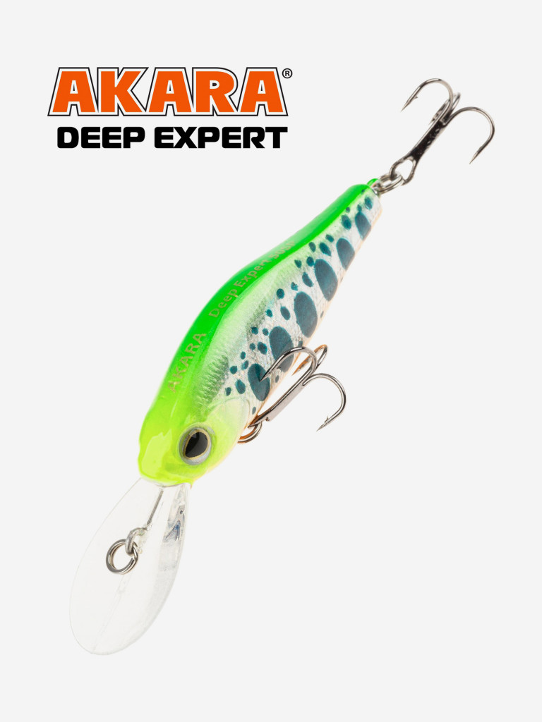 Воблер Akara Deep Expert суспендер, на окуня, щуку, голавля 50 мм. 4,5 гр. A204