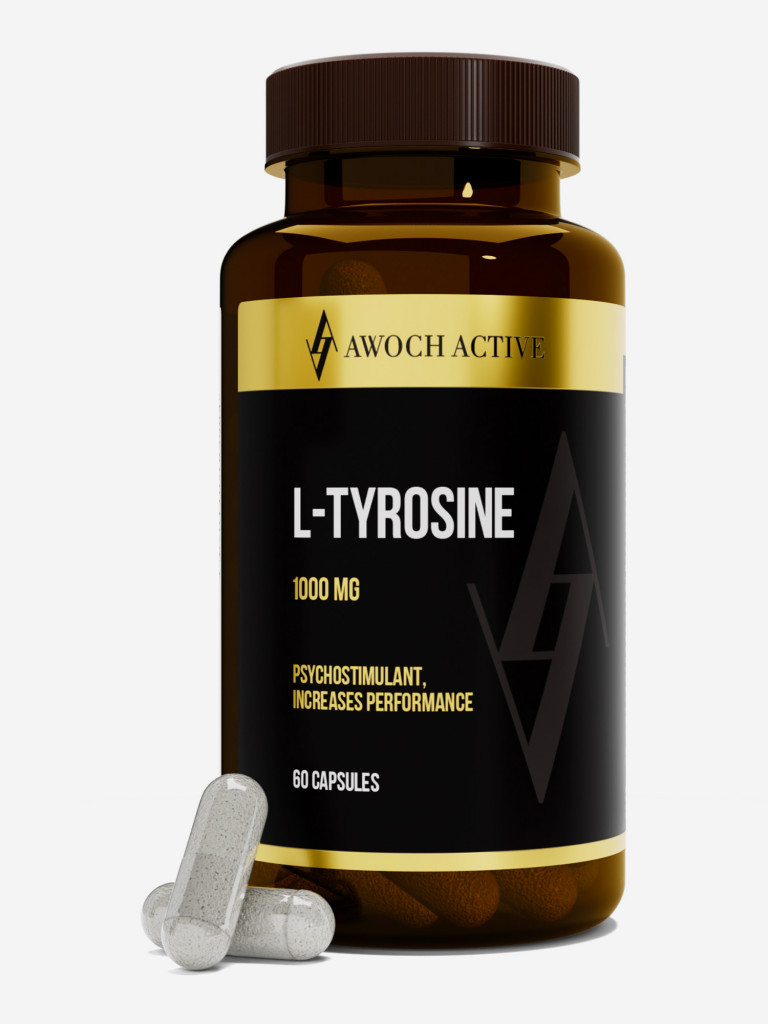 Биологически активная добавка к пище "L-TYROSINE" 60 капсул TM AWOCHACTIVE