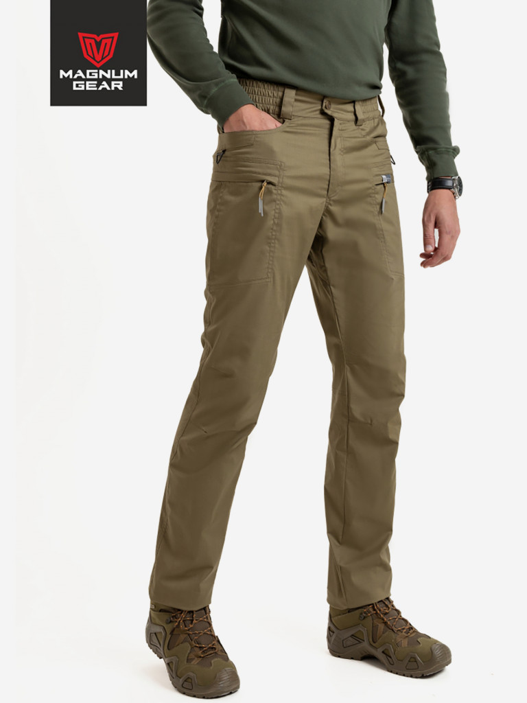 Брюки для рыбалки и охоты MAGNUM GEAR ATLAS PRO темный песок