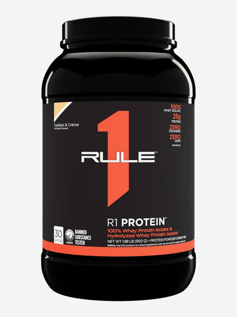 Протеин Rule 1 Protein, 900 г, Печенье с кремом