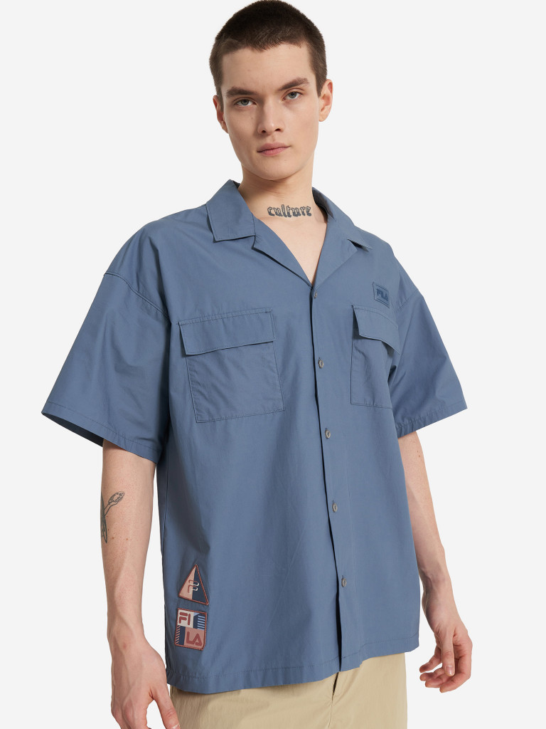 Рубашка с коротким рукавом мужская FILA
