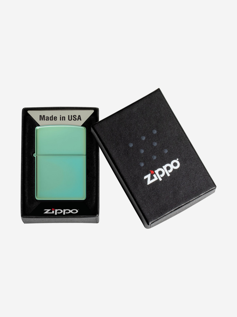 Зажигалка бензиновая ZIPPO 28129 Classic High Polish Green