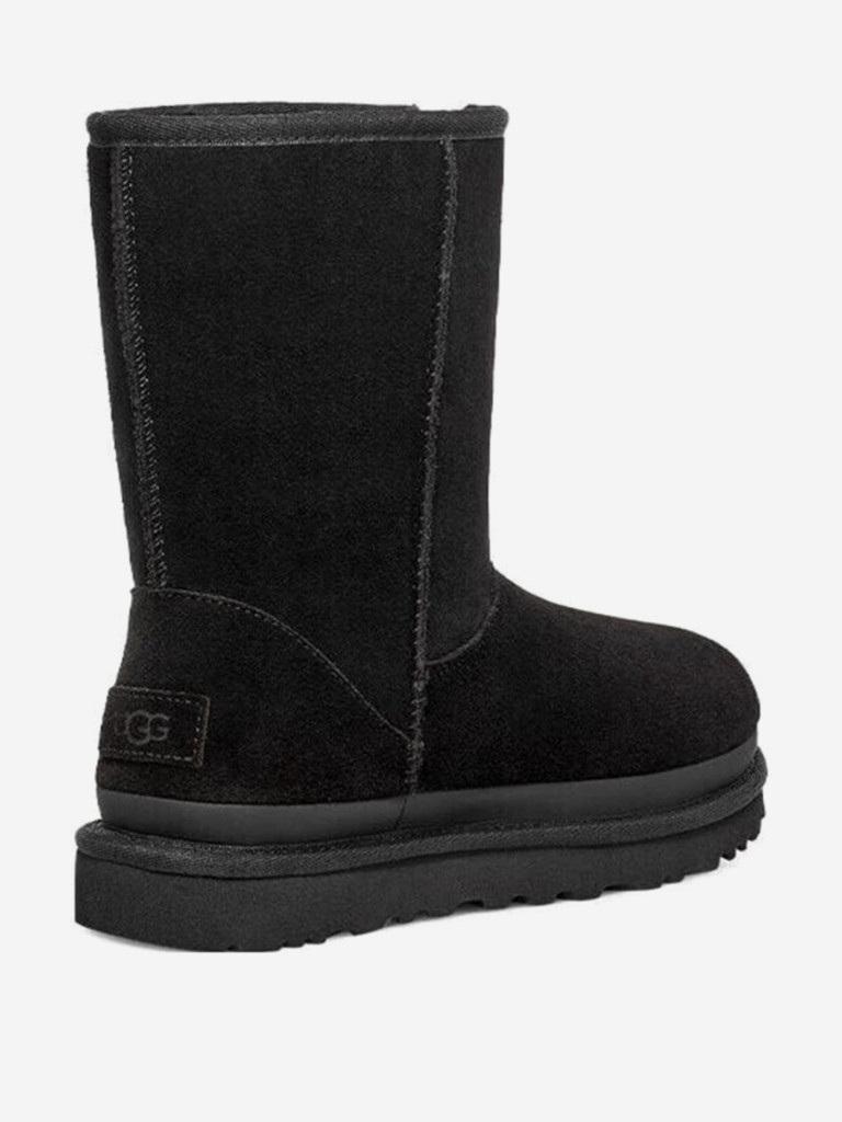 Сапоги утепленные UGG Classic Short Zipper Tape Logo
