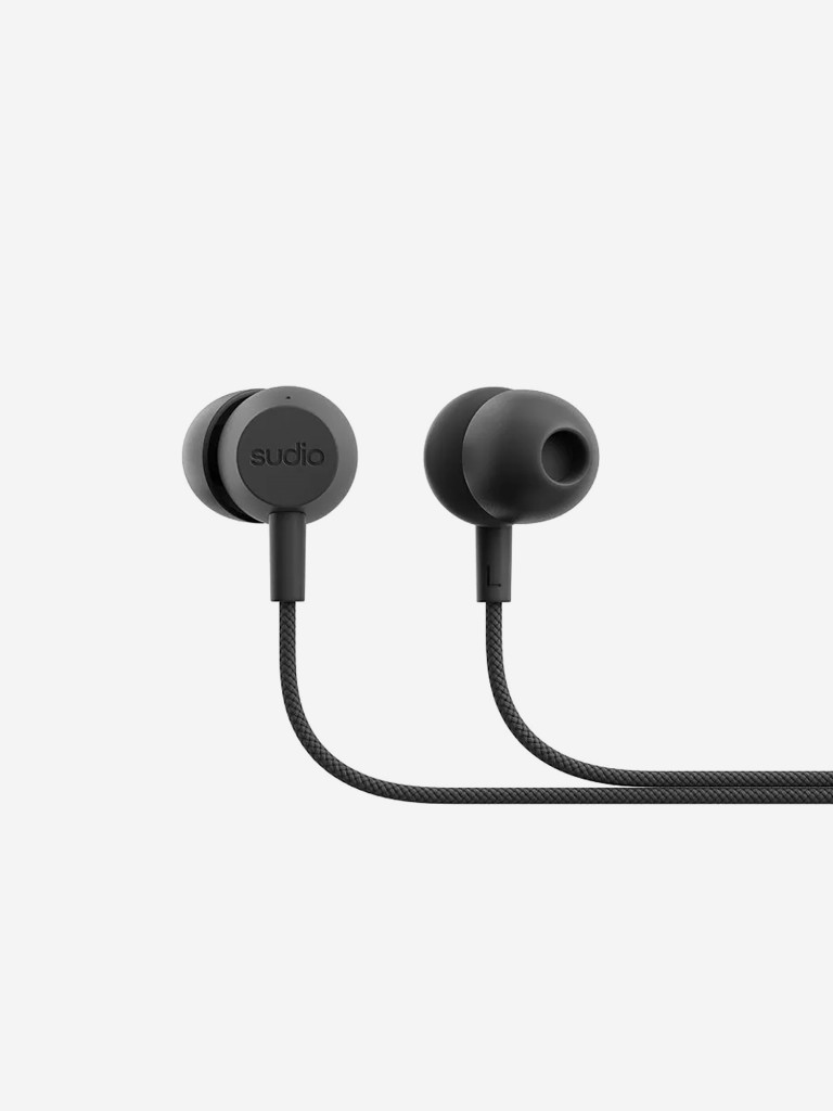 Проводные наушники Sudio V3 Wired Earbuds со встроенным микрофоном, чвет: черный