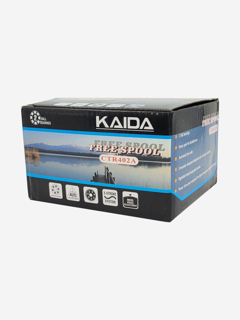 Катушка Kaida CTR-402A, с задним фрикционом
