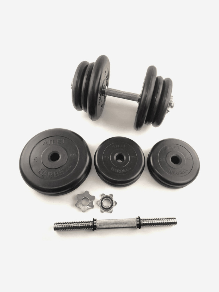 Гантели разборные BARBELL ATLET 1 по 21.5 кг (хромированный гриф)