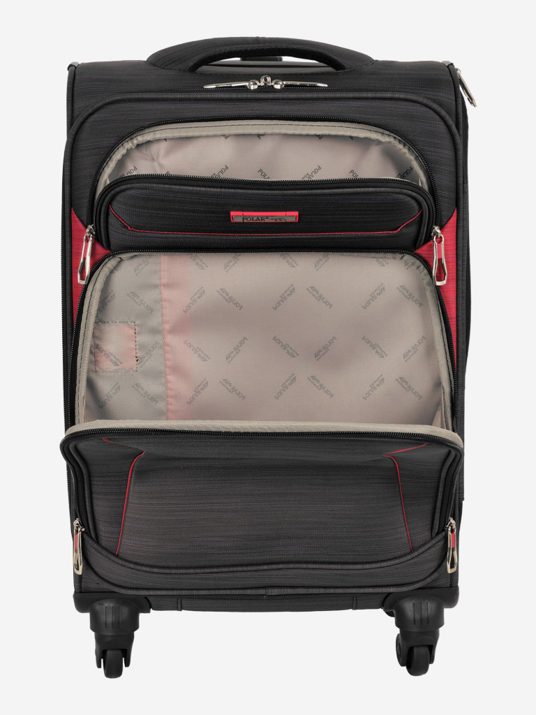 Чемодан малый-POLAR-R1801-19-BLACK