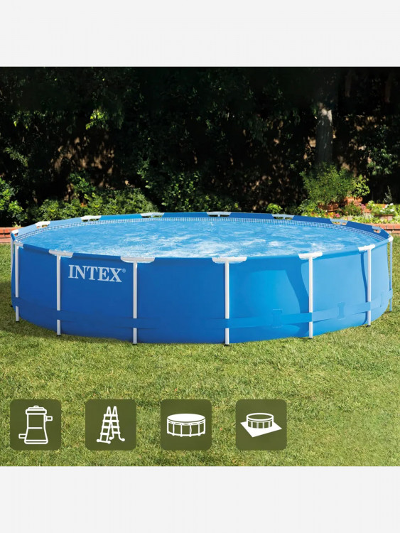Бассейн каркасный Intex 28242NP "Metal Frame Pool" 457х122см