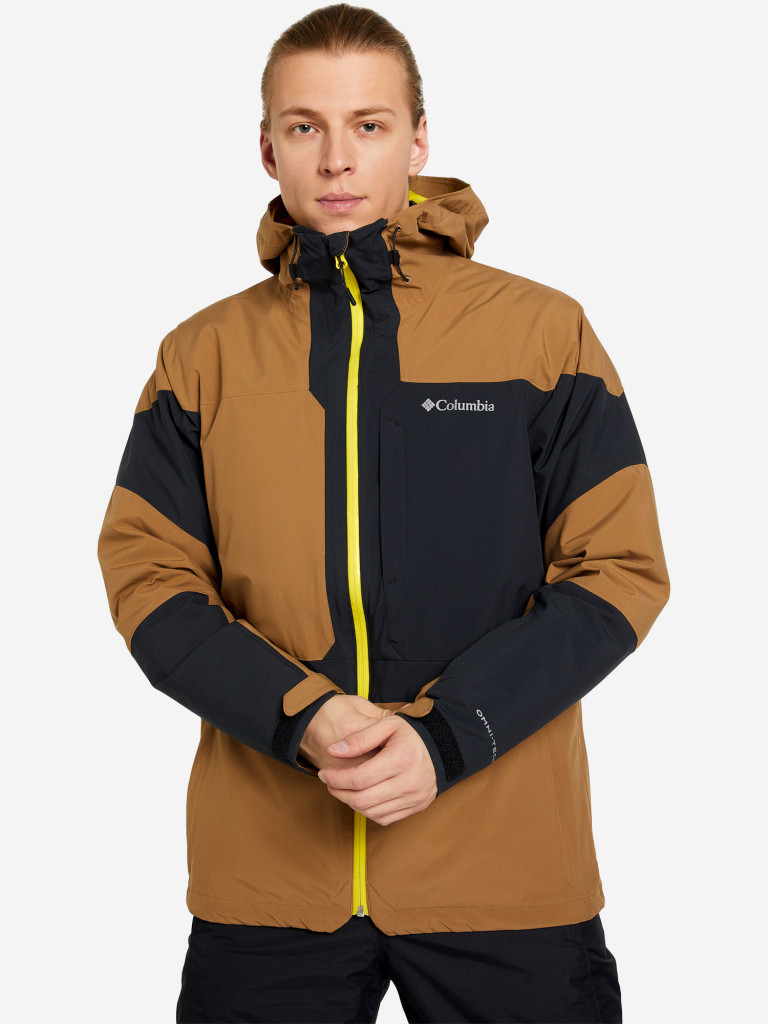 Куртка 3 в 1 мужская Columbia Powder Canyon Interchange Jacket коричневый  цвет — купить за 21999 руб. со скидкой 50 %, отзывы в интернет-магазине  Спортмастер