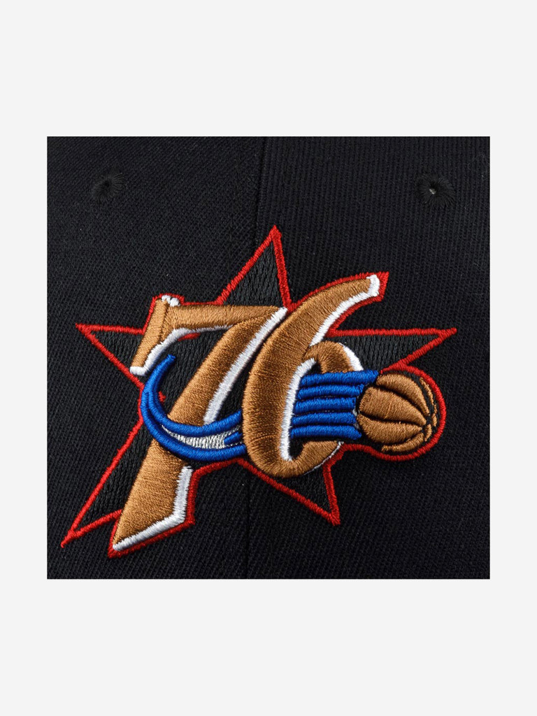 Бейсболка MITCHELL NESS HHSS3260-P76YYPPPBLCK Philadelphia 76Ers NBA (черный)