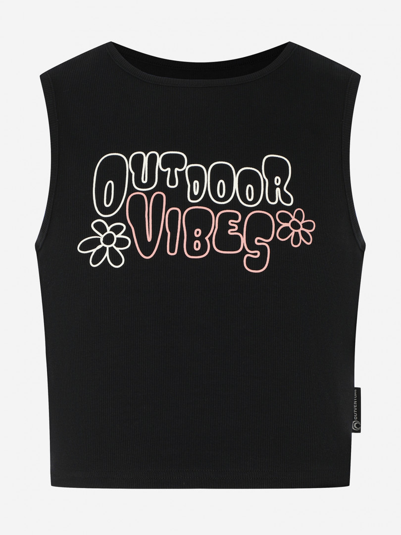 Майка для девочек Outventure Черный 699₽