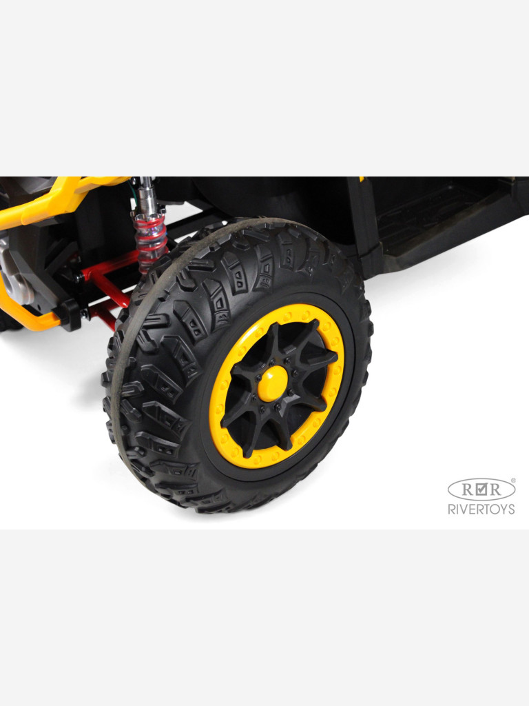 Детский электроквадроцикл RIVERTOYS Z111ZZ желтый