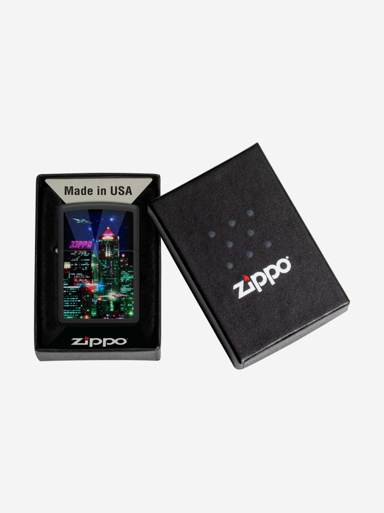 Зажигалка бензиновая ZIPPO 48506 Cyber City