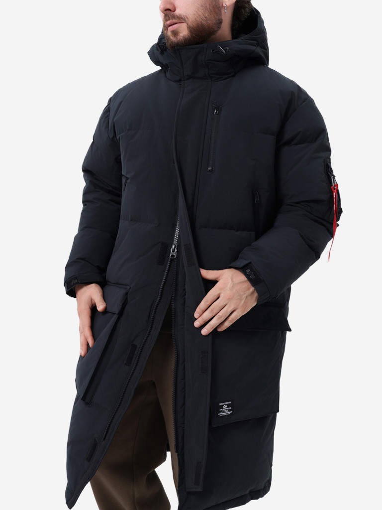 Пуховик длинный зимний мужской Long Puffer Parka Alpha Industries
