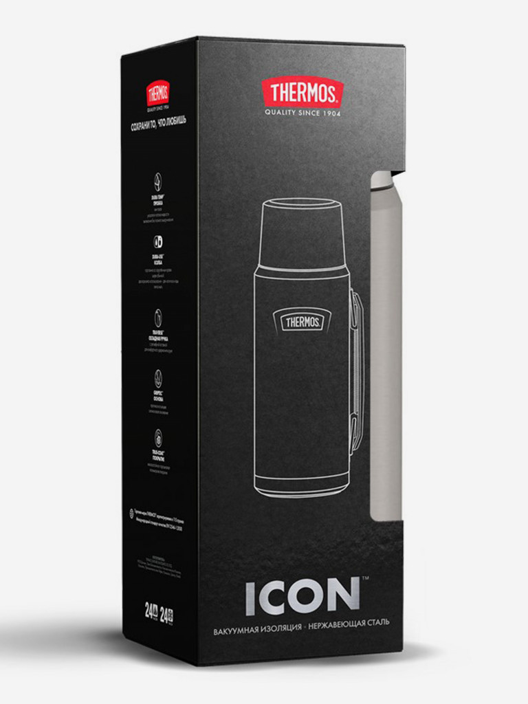 Термос для чая 1,2 л THERMOS ICON-210 стальной цвет