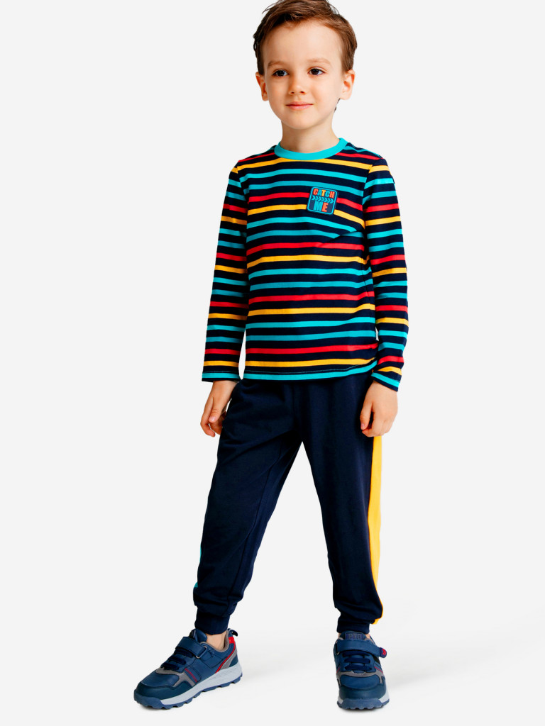 Комплект для мальчика: лонгслив, брюки PlayToday