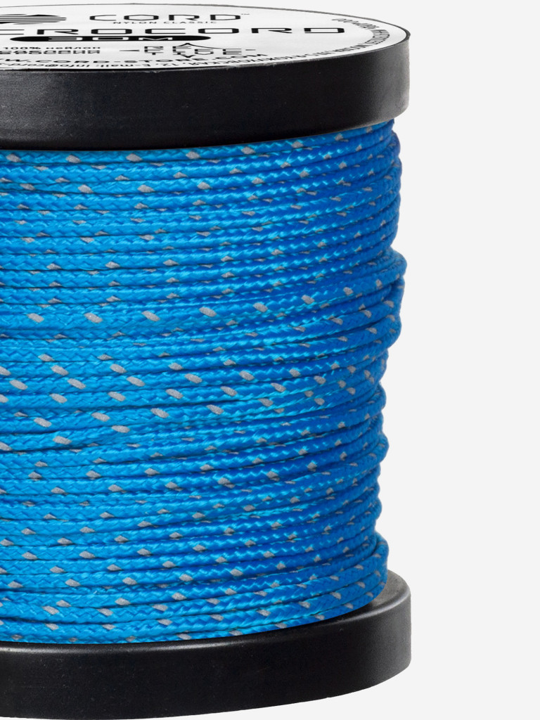 Микрокорд CORD катушка 30м светоотражающий (blue)
