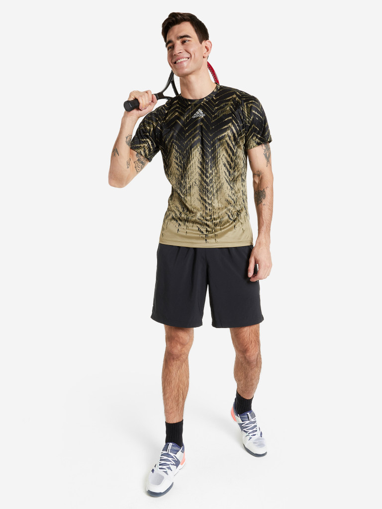 Поло мужское Adidas Tennis Freelift Printed Primeblue