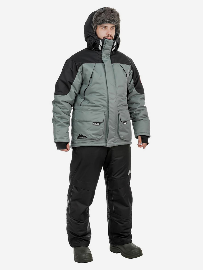 Костюм зимний Helios Чарыш Pro (куртка+полукомбинезон) для рыбалки и охоты
