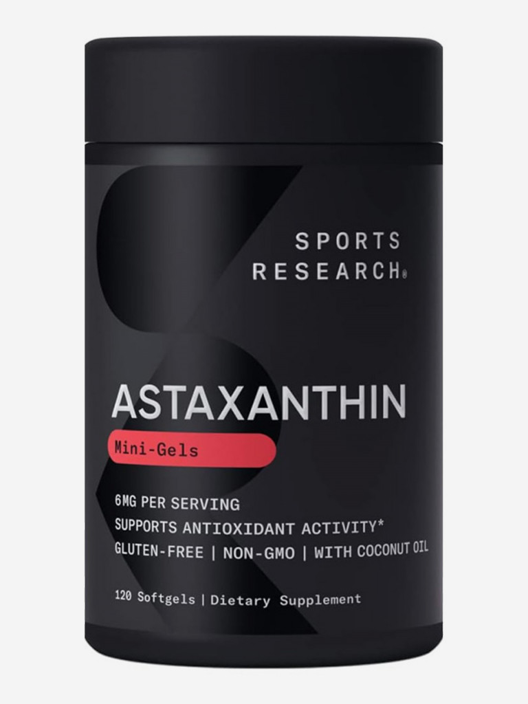 Астаксантин Sports Research, 120 желатиновых капсул