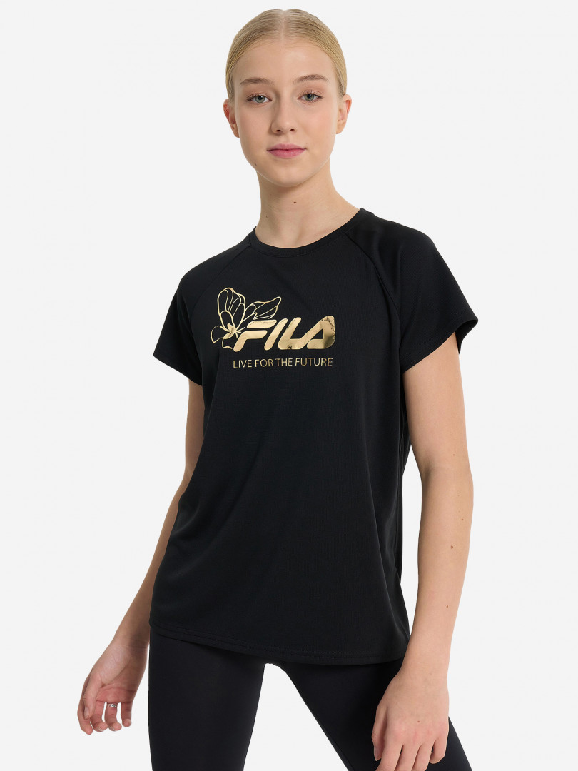 Футболка для девочек FILA, Черный