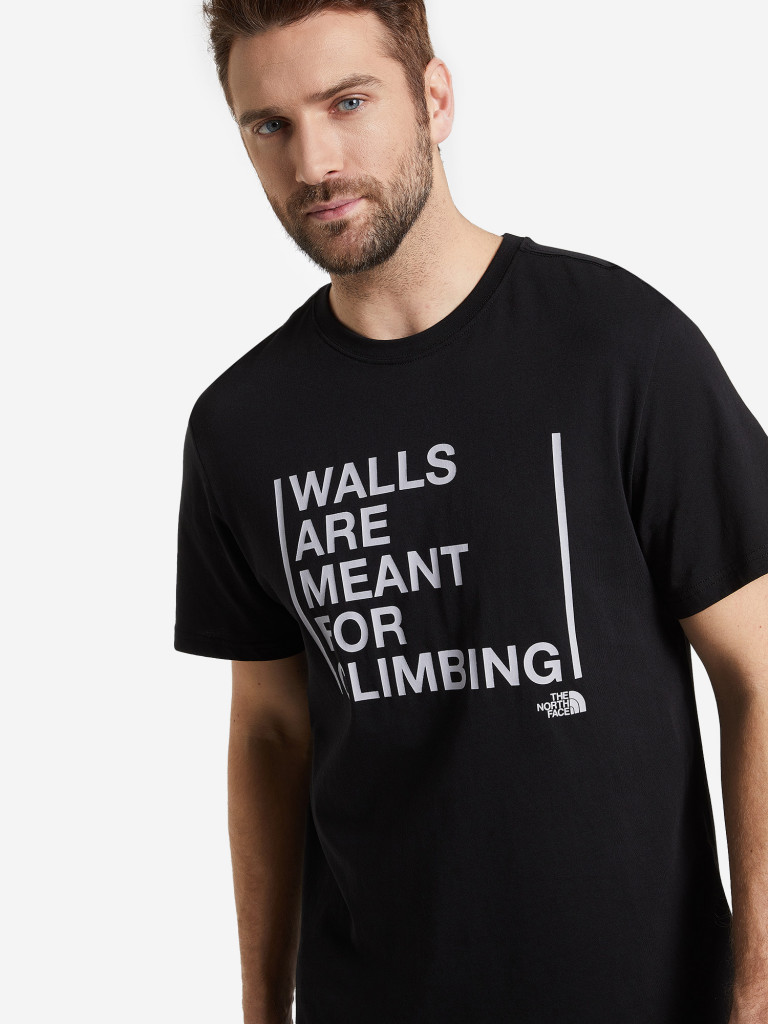Футболка мужская The North Face Walls Are For Climbing