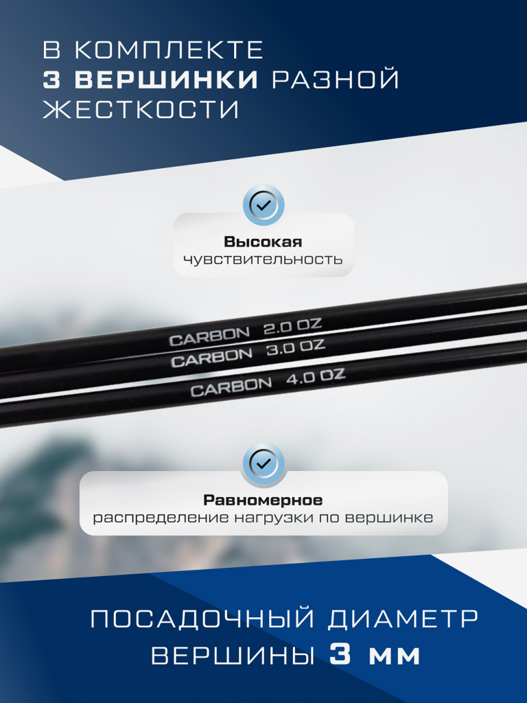 Удилище фидерное Impresa F-FISHING 3.9 м тест max 120 г