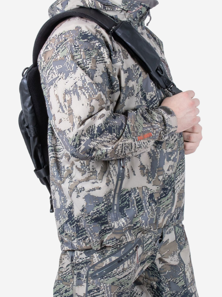 Сумка-рюкзак рыболовная Yaman Sling Shoulder Bag, 44х24х17 см, цвет серый камуфляж.