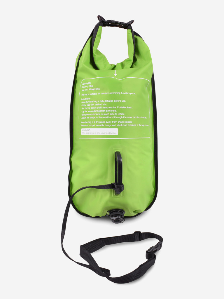 Гермомешок - надувной буй Naturehike 18L NH17S001-G ярко-зеленый