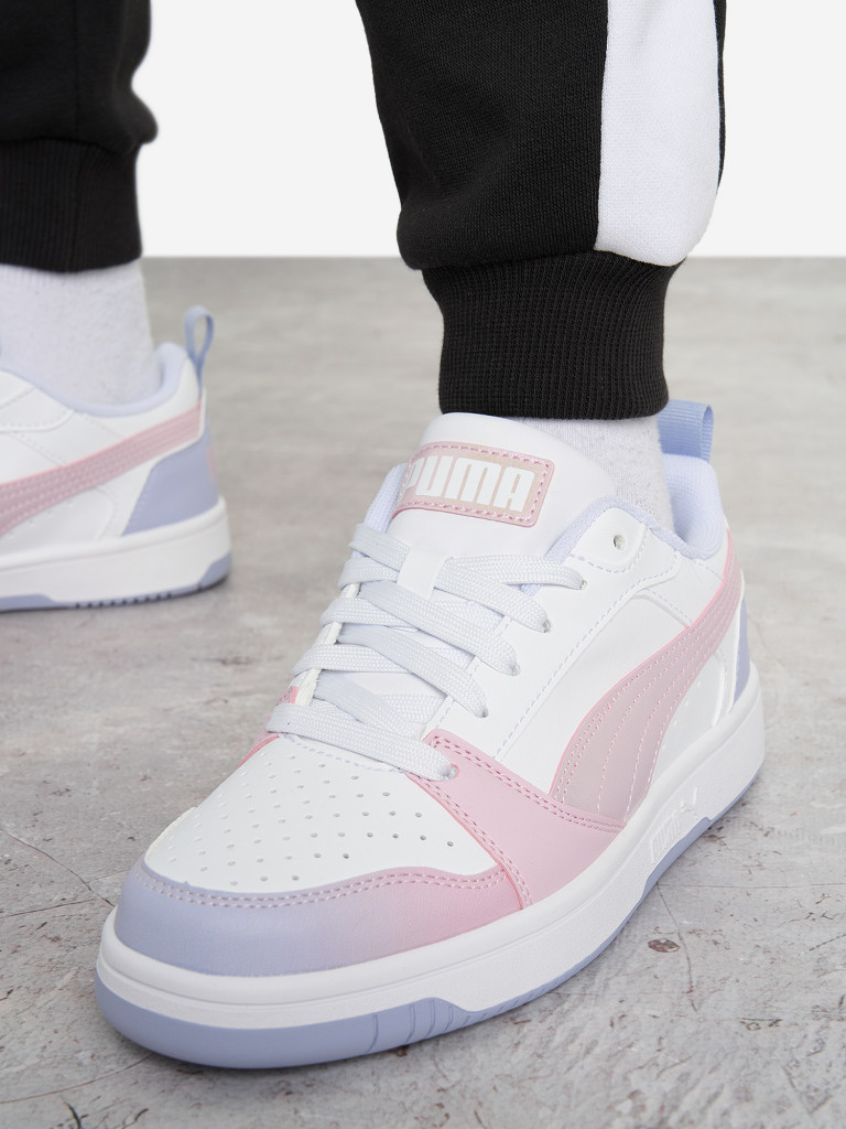Кеды для девочек PUMA Rebound V6 Lo Blurry Dreams Jr