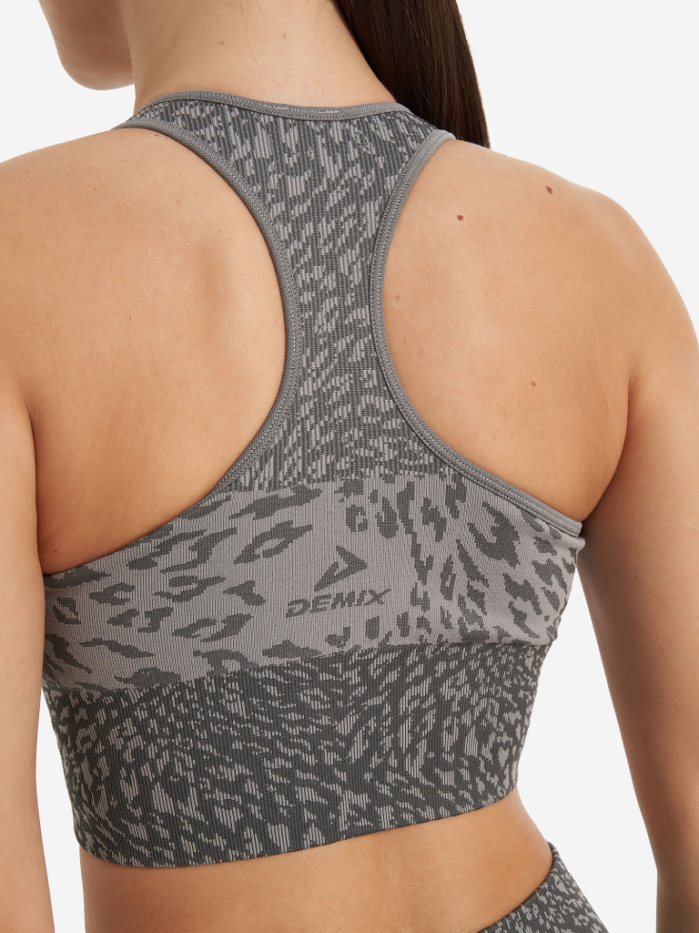 Топ бра спортивный Demix HighFlow Yoga Seamless Longline