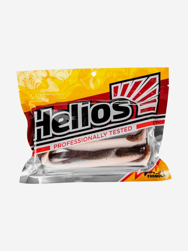 Мягкая приманка Helios Trofey, 5,5" / 14 см, Rusty & White, 4 штуки (HS-25-005)