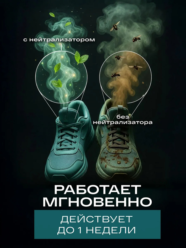 Дезодорант для обуви от запаха SIBEARIAN PRO TERMINATOR Нейтрализатор запаха 50 мл