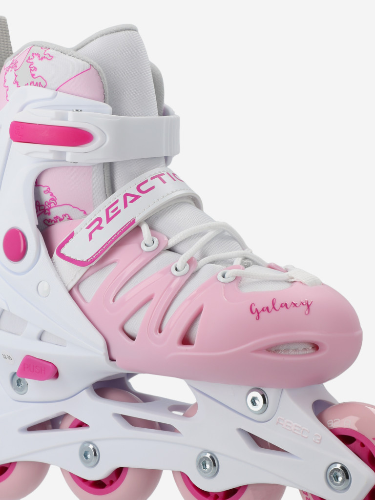 Роликовые коньки детские раздвижные Reaction Galaxy girl