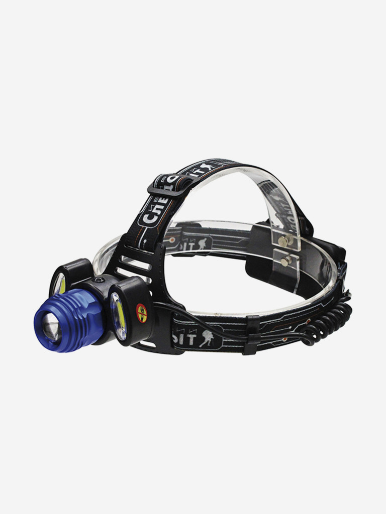 Фонарь налобный Сибирский Следопыт-Лайт, 1 Led + 2 Cob, zoom, аккумулятор 220В.