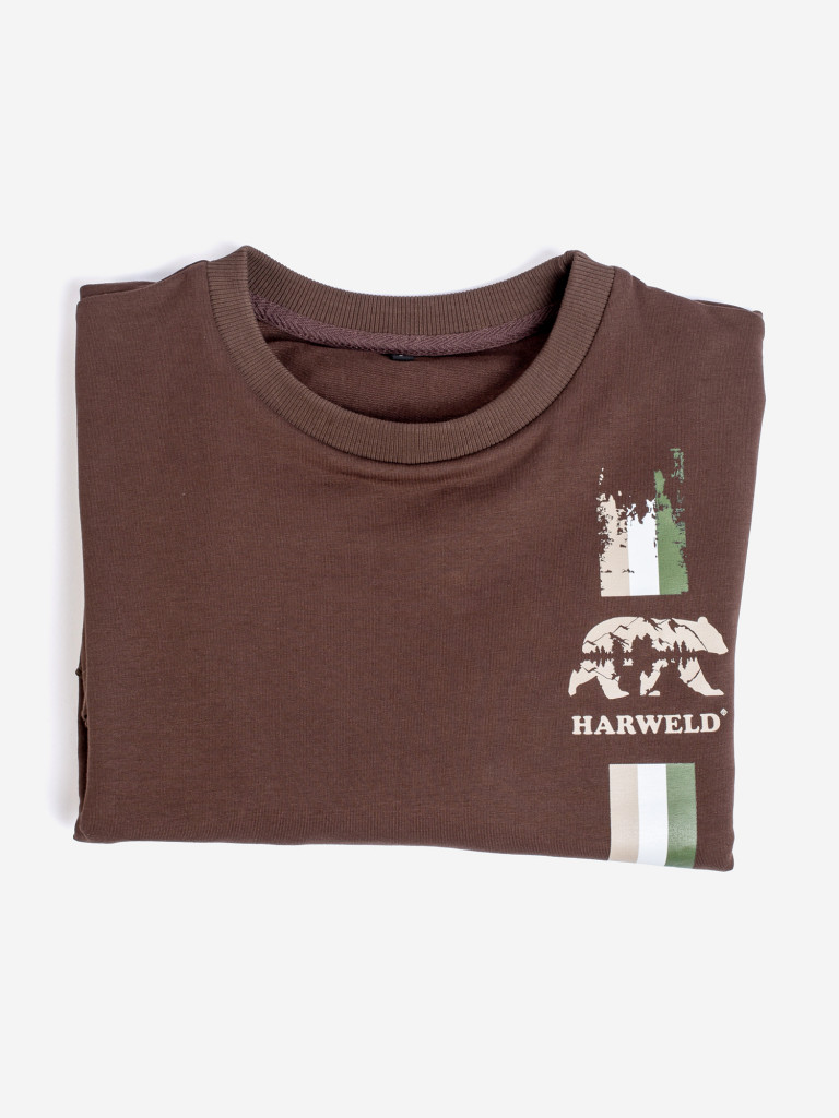 Лонгслив Harweld Russian Fishing (шоколад)