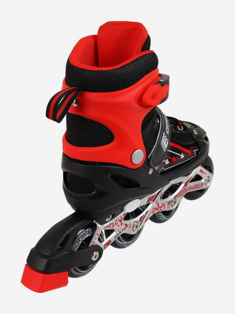 Роликовые коньки CITYRIDE, раздвижные, PU/первое колесо светится, JB8800079